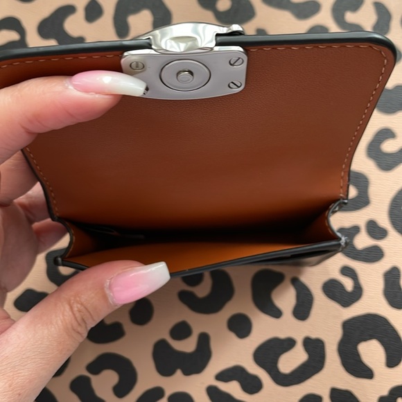 NWT Coach Bandit Small Snap Card Case - Picture 8 of 10